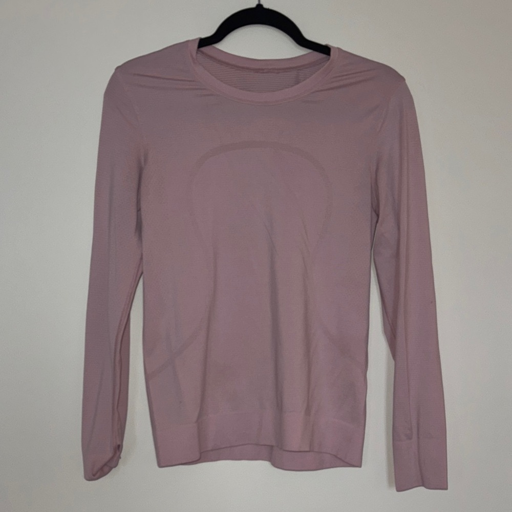 Lululemon Pink Long Sleeve Top